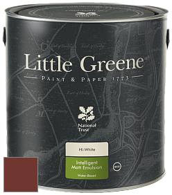 Краска Little Greene Ultimatt Intelligent Matt Emulsion матовая моющаяся краска цвет RAL 3009 