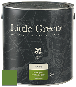 Краска Little Greene Ultimatt Intelligent Matt Emulsion матовая моющаяся краска цвет LG288 Sage & Onions