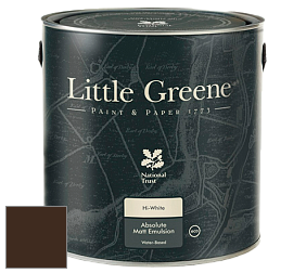 Краска Little Greene Absolute Matt Emulsion матовая краска для потолка цвет LG32 Spanish Brown