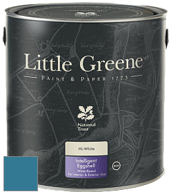 Краска Little Greene Intelligent Eggshell полуматовая моющаяся краска цвет NCS S 4040-B 