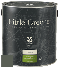 Краска Little Greene Ultimatt Intelligent Matt Emulsion матовая моющаяся краска цвет LG293 Pompeian Ash