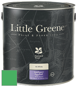 Краска Little Greene Intelligent Eggshell полуматовая моющаяся краска цвет NCS S 1070-G10Y 
