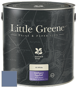Краска Little Greene Intelligent Eggshell полуматовая моющаяся краска цвет RAL 5014 