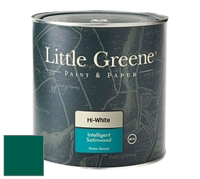 Краска Little Greene Intelligent Satinwood полуглянцевая моющаяся краска цвет RAL 6036 