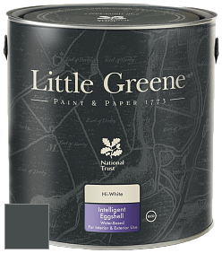 Краска Little Greene Intelligent Eggshell полуматовая моющаяся краска цвет NCS S 8005-B50G 