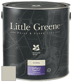 Краска Little Greene Intelligent Eggshell полуматовая моющаяся краска цвет LG113 French Grey