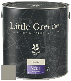 Краска Little Greene Intelligent Eggshell полуматовая моющаяся краска цвет NCS S 4005-G80Y 