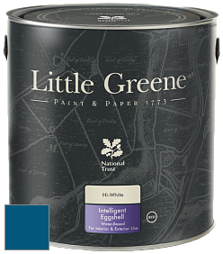 Краска Little Greene Intelligent Eggshell полуматовая моющаяся краска цвет NCS S 4550-R90B 