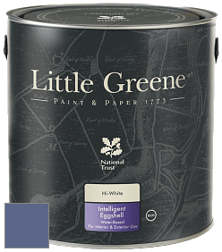 Краска Little Greene Intelligent Eggshell полуматовая моющаяся краска цвет NCS S 5030-R70B 