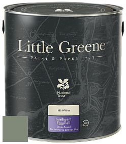 Краска Little Greene Intelligent Eggshell полуматовая моющаяся краска цвет RAL 7033 