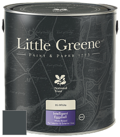 Краска Little Greene Intelligent Eggshell полуматовая моющаяся краска цвет NCS S 8005-B20G 