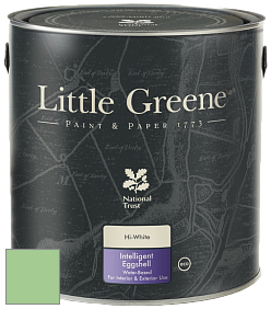 Краска Little Greene Intelligent Eggshell полуматовая моющаяся краска цвет NCS S 1040-G20Y 