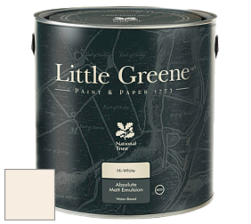 Краска Little Greene Absolute Matt Emulsion матовая краска для потолка цвет LG1 China Clay