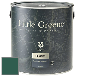 Краска Little Greene Tom’s Oil Eggshell полуматовая масляная краска цвет NCS S 6030-B90G 