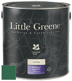 Краска Little Greene Intelligent Eggshell полуматовая моющаяся краска цвет NCS S 5040-G 