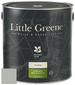 Краска Little Greene Ultimatt Intelligent Matt Emulsion матовая моющаяся краска цвет RAL 7038 