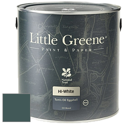 Краска Little Greene Tom’s Oil Eggshell полуматовая масляная краска цвет LG312 Harley Green