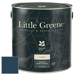Краска Little Greene Absolute Matt Emulsion матовая краска для потолка цвет LG257 Royal Navy