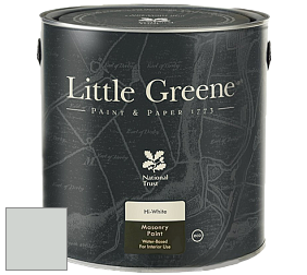 Краска Little Greene Intelligent Masonry Paint матовая колеруемая краска цвет LG183 Bone China Blue Mid
