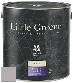 Краска Little Greene Intelligent Eggshell полуматовая моющаяся краска цвет NCS S 3005-R20B 
