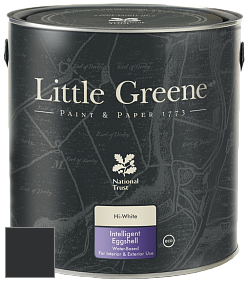 Краска Little Greene Intelligent Eggshell полуматовая моющаяся краска цвет RAL 9004 