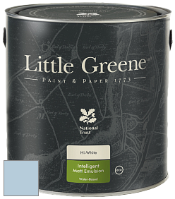 Краска Little Greene Ultimatt Intelligent Matt Emulsion матовая моющаяся краска цвет LG249 Pale Wedgwood