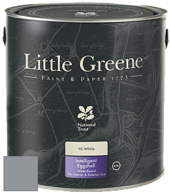 Краска Little Greene Intelligent Eggshell полуматовая моющаяся краска цвет RAL 7045 