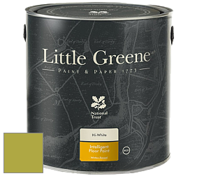Краска Little Greene Intelligent Floor Paint полуглянцевая быстросохнущая краска цвет NCS S 2060-G60Y 