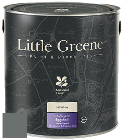 Краска Little Greene Intelligent Eggshell полуматовая моющаяся краска цвет RAL 7005 