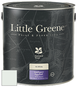 Краска Little Greene Intelligent Eggshell полуматовая моющаяся краска цвет NCS S 0505-G 