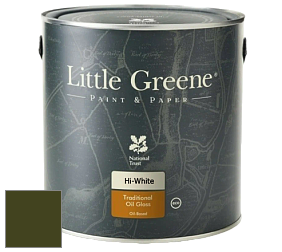 Краска Little Greene Traditional Oil Gloss высокоглянцевая масляная краска цвет LG72 Olive Colour