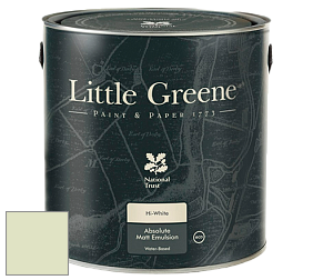 Краска Little Greene Absolute Matt Emulsion матовая краска для потолка цвет LGGr87 Acorn