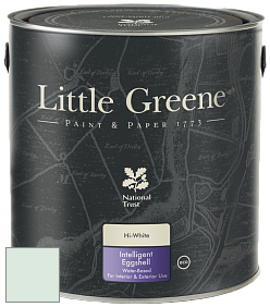 Краска Little Greene Intelligent Eggshell полуматовая моющаяся краска цвет LG283 Aquamarine Light