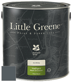 Краска Little Greene Ultimatt Intelligent Matt Emulsion матовая моющаяся краска цвет RAL 7011 