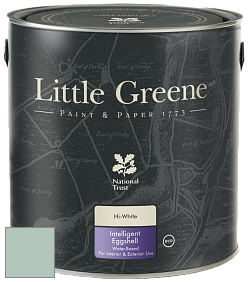 Краска Little Greene Intelligent Eggshell полуматовая моющаяся краска цвет NCS S 2010-B90G 