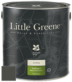 Краска Little Greene Ultimatt Intelligent Matt Emulsion матовая моющаяся краска цвет RAL 7022 