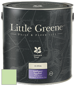 Краска Little Greene Intelligent Eggshell полуматовая моющаяся краска цвет NCS S 0530-G30Y 