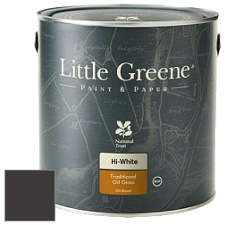 Краска Little Greene Traditional Oil Gloss высокоглянцевая масляная краска цвет RAL 8019 