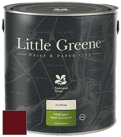 Краска Little Greene Ultimatt Intelligent Matt Emulsion матовая моющаяся краска цвет LG14 Baked Cherry