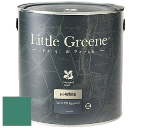 Краска Little Greene Tom’s Oil Eggshell полуматовая масляная краска цвет NCS S 4040-B90G 