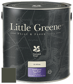 Краска Little Greene Intelligent Eggshell полуматовая моющаяся краска цвет NCS S 8010-G50Y 