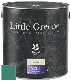 Краска Little Greene Intelligent Eggshell полуматовая моющаяся краска цвет NCS S 4040-B90G 