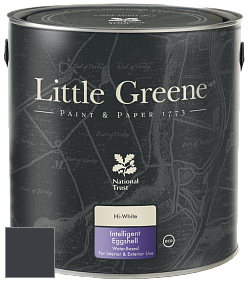 Краска Little Greene Intelligent Eggshell полуматовая моющаяся краска цвет NCS S 8505-R80B 