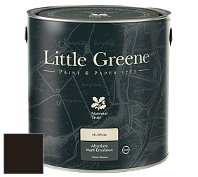 Краска Little Greene Absolute Matt Emulsion матовая краска для потолка цвет LGSt124 Chocolate Colour