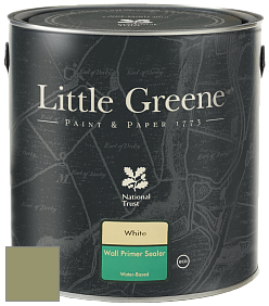 Краска Little Greene Wall Primer Sealer кроющий колеруемый грунт цвет LG302 Sir Lutyen's Sage