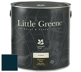 Краска Little Greene Intelligent Masonry Paint матовая колеруемая краска цвет LG208 Hicks Blue