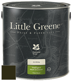 Краска Little Greene Ultimatt Intelligent Matt Emulsion матовая моющаяся краска цвет LG56 Invisible Green