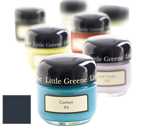 Краска Little Greene Sample Pot баночка краски цвет LG252 Dock Blue