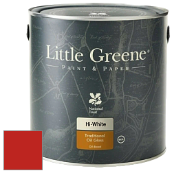 Краска Little Greene Traditional Oil Gloss высокоглянцевая масляная краска цвет LG190 Atomic Red