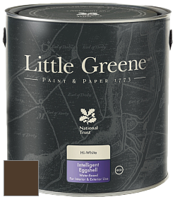 Краска Little Greene Intelligent Eggshell полуматовая моющаяся краска цвет RAL 8028 